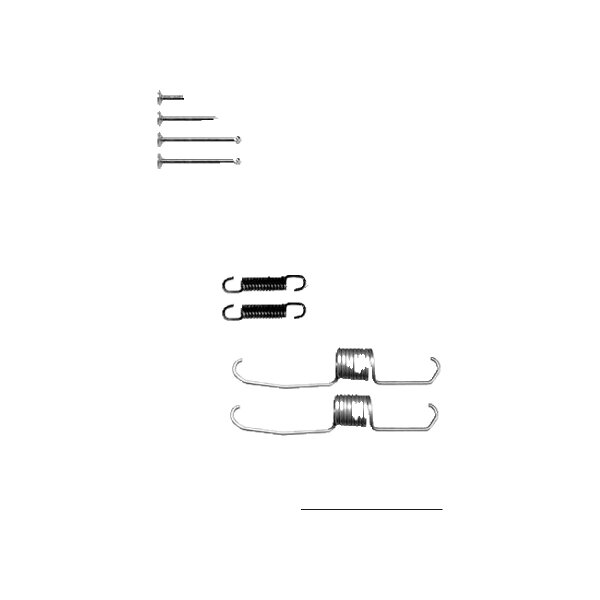 Accessory Set Brake Shoes TRISCAN IAM-Expertise for e.g. TOYOTA COROLLA