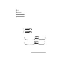 Accessory Set Brake Shoes TRISCAN IAM-Expertise for e.g....