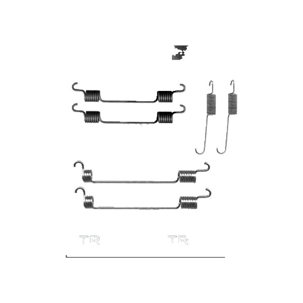Accessory Set Brake Shoes TRISCAN IAM-Expertise for e.g. TOYOTA COROLLA