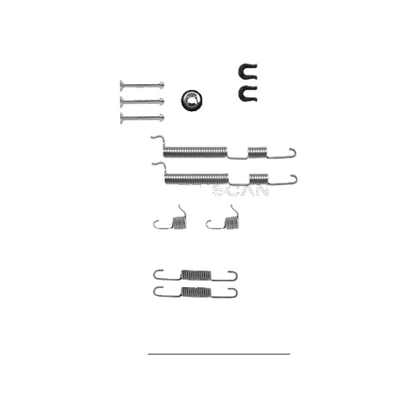 Accessory Set Brake Shoes TRISCAN Aftermarket-Expertise for NISSAN MICRA