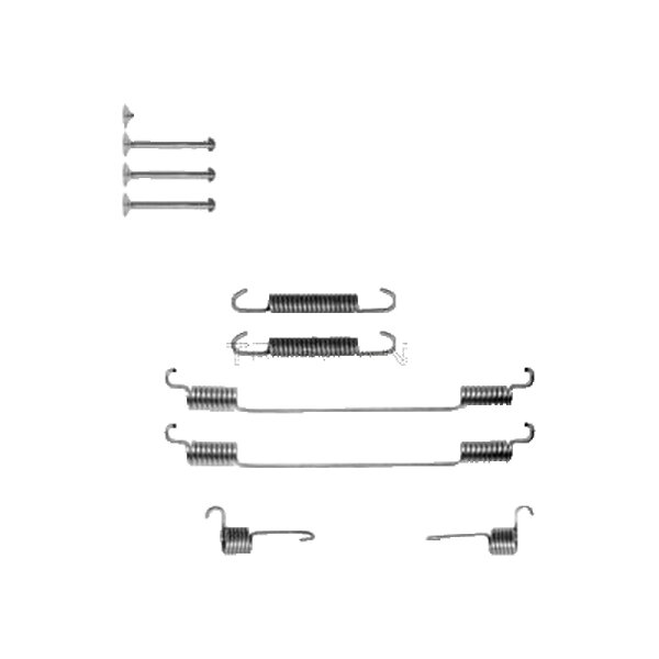 Accessory Set Brake Shoes TRISCAN IAM-Expertise for e.g. FIAT TEMPRA