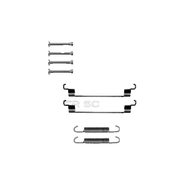 Accessory Set Brake Shoes TRISCAN IAM-Expertise for e.g. FIAT PUNTO