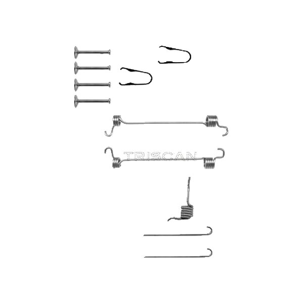 Accessory Set Brake Shoes TRISCAN IAM-Expertise for e.g. FORD ESCORT