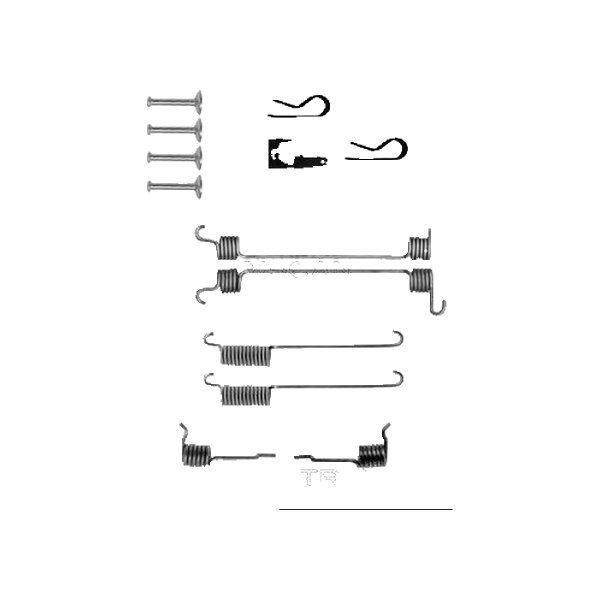 Zubehörsatz Bremsbacken TRISCAN IAM-Expertise für u.a. FORD C-MAX