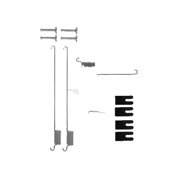 Accessory Set Brake Shoes TRISCAN IAM-Expertise for e.g. LAND ROVER FREELANDER