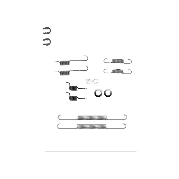 Zubehörsatz Bremsbacken TRISCAN IAM-Expertise für u.a. KIA PICANTO