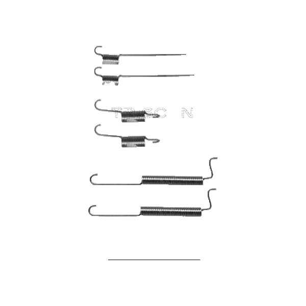 Accessory Set Brake Shoes TRISCAN IAM-Expertise for e.g. CHEVROLET MATIZ