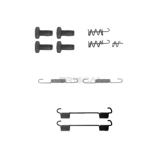 Accessory Set Parking Brake Shoes TRISCAN for MERCEDES-BENZ E-CLASS and others