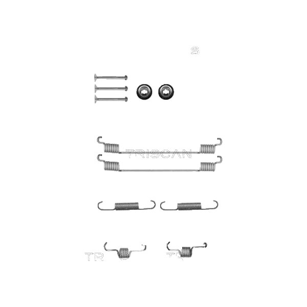 Accessory Set Brake Shoes TRISCAN IAM-Expertise for e.g. SMART FORTWO
