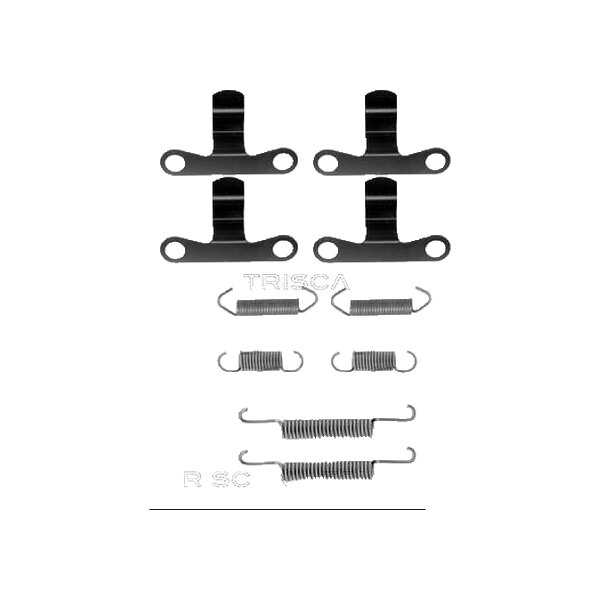 Accessory Set Parking Brake Shoes TRISCAN IAM-Expertise for e.g. VOLVO 140