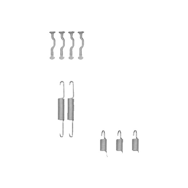 Accessory Set Parking Brake Shoes TRISCAN IAM-Expertise for e.g. HONDA FR-V