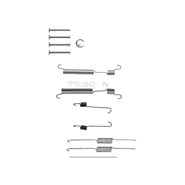 Accessory Set Brake Shoes TRISCAN IAM-Expertise for e.g. HYUNDAI ACCENT