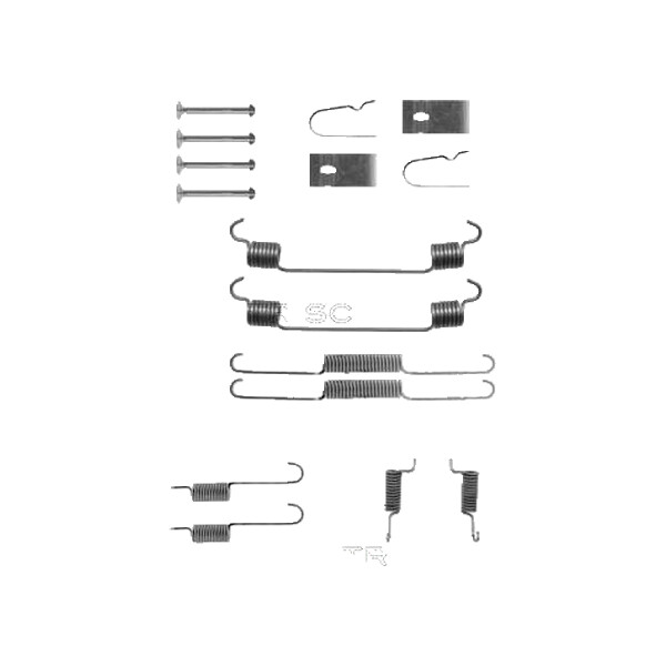 Zubehörsatz Bremsbacken TRISCAN IAM-Expertise für u.a. MAZDA 323