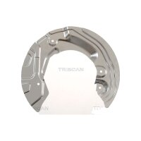 Spray Plate Brake Disc front axle right aluminum TRISCAN...