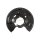 Brake disc backing plate Rear Axle Left TRISCAN for BMW 1 Series and others