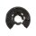 Brake disc backing plate Rear Axle Right TRISCAN for BMW 1 Series and others