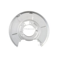 Spray Plate Brake Disc rear axle left steel TRISCAN for...