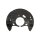 Spray Plate Brake Disc front axle left steel TRISCAN for e.g. TOYOTA YARIS