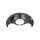 Spray Plate Brake Disc front axle right steel TRISCAN for TOYOTA YARIS