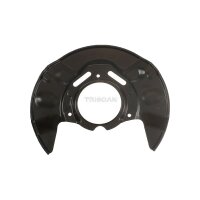 Spray Plate Brake Disc front axle left steel TRISCAN for...