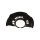 Spray Plate Brake Disc front axle left steel TRISCAN for e.g. TOYOTA CAMRY