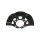 Spray Plate Brake Disc front axle steel TRISCAN for TOYOTA PRIUS