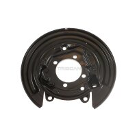 Spray Plate Brake Disc rear axle left steel TRISCAN for...