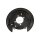 Spray Plate Brake Disc rear axle left steel TRISCAN for e.g. TOYOTA COROLLA
