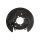 Spray Plate Brake Disc rear right steel TRISCAN for e.g. TOYOTA COROLLA
