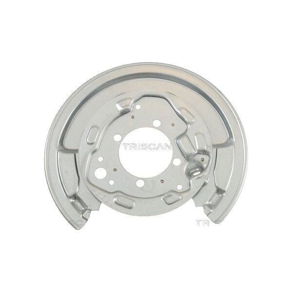 Spray Plate Brake Disc rear axle left steel TRISCAN for e.g. TOYOTA AVENSIS