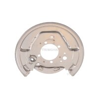 Spray Plate Brake Disc rear axle left steel TRISCAN for...