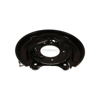 Spray Plate Brake Disc rear axle right steel TRISCAN for...