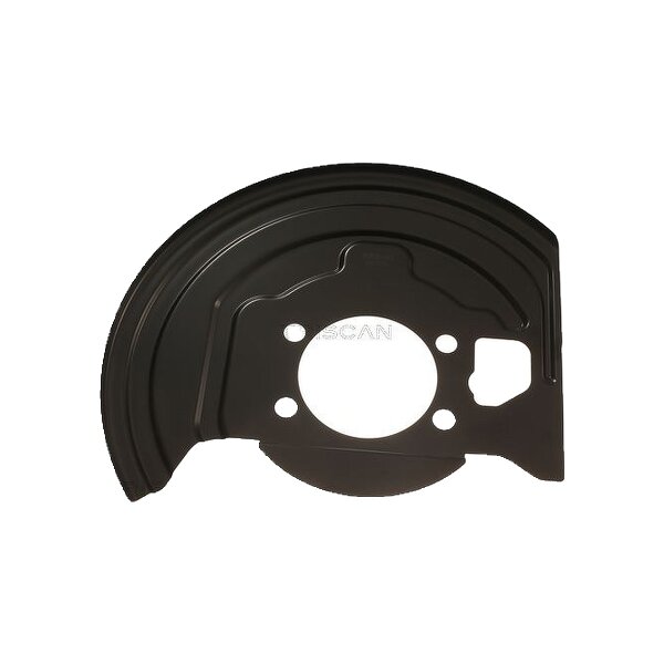 Spray Plate Brake Disc front axle left steel TRISCAN for NISSAN LEAF