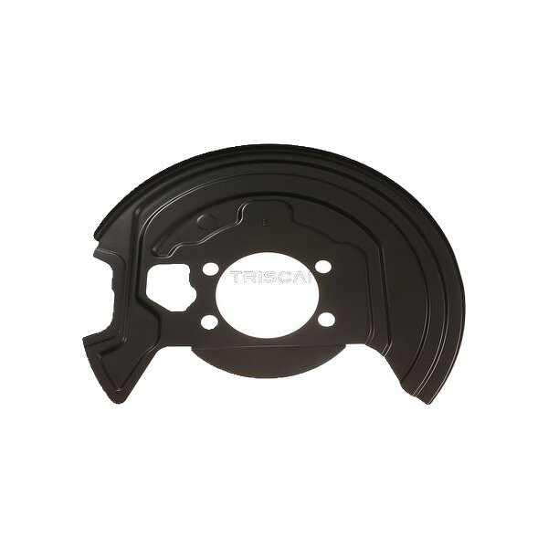 Spray Plate Brake Disc front axle right steel TRISCAN for NISSAN LEAF