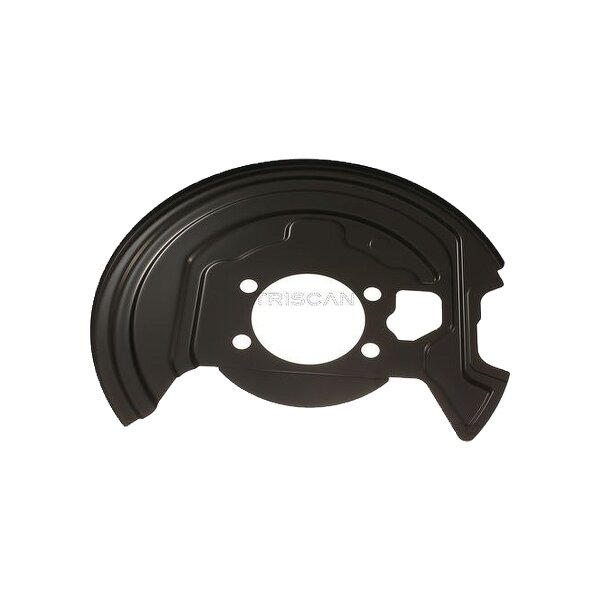 Spray Plate Brake Disc front axle left steel TRISCAN for NISSAN LEAF