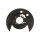 Spray Plate Brake Disc rear axle left steel TRISCAN for e.g. FIAT DUCATO