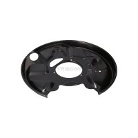 Spray Plate Brake Disc rear axle right steel TRISCAN for...