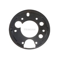 Spray Plate Brake Disc rear axle left steel TRISCAN for...