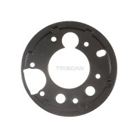 Spray Plate Brake Disc rear axle right steel TRISCAN for...