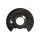Spray Plate Brake Disc rear axle left steel TRISCAN for e.g. MB S-CLASS