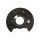 Spray Plate Brake Disc rear axle left steel TRISCAN for e.g. MB S-CLASS