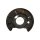Spray Plate Brake Disc rear axle right steel TRISCAN for e.g. MB S-CLASS