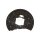 Spray Plate Brake Disc rear axle right steel TRISCAN for e.g. MB E-CLASS