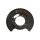 Spray Plate Brake Disc rear axle left steel TRISCAN for e.g. MB VITO