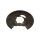 Spray Plate Brake Disc rear axle right steel TRISCAN for e.g. MB A-CLASS