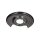 Spray Plate Brake Disc rear axle right steel TRISCAN for e.g. OPEL ASTRA