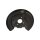 Spray Plate Brake Disc front axle left steel TRISCAN for e.g. VOLVO 140