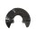 Spray Plate Brake Disc front axle left steel TRISCAN for e.g. VW TRANSPORTER