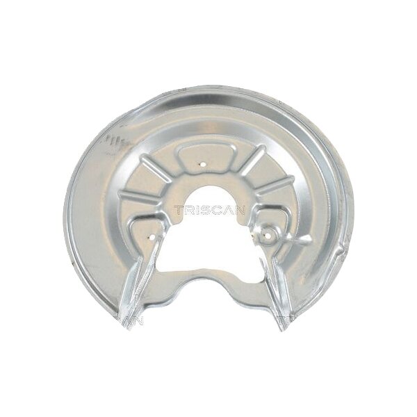 Spray Plate Brake Disc rear axle right aluminum TRISCAN for e.g. VW GOLF