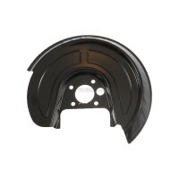 Spritzblech Bremsscheibe Hinterachse links Stahl TRISCAN...